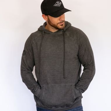Premium Oil Washed Pull Over Hoodie
