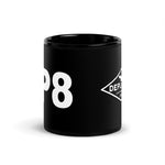 JP8 Deployed Black Glossy Mug