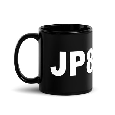 JP8 Deployed Black Glossy Mug