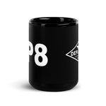 JP8 Deployed Black Glossy Mug