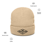 Deployed Ribbed knit beanie hat