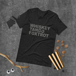 Deployed Whiskey Tango Foxtrot Unisex Letter t-shirt