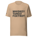 Deployed Whiskey Tango Foxtrot Unisex Letter t-shirt