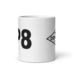 JP8 Deployed White glossy mug