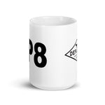 JP8 Deployed White glossy mug