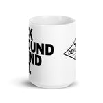 Find Out White glossy mug